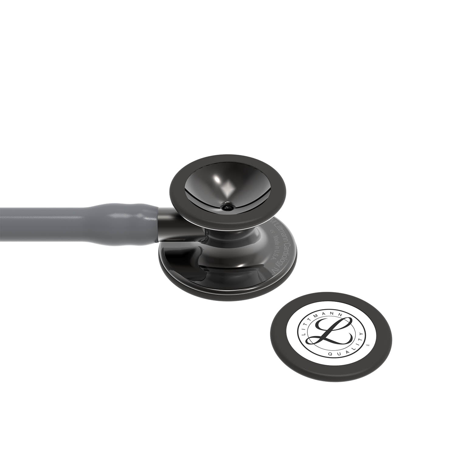 Littmann Cardiology IV Diagnostic Stethoscope: Smoke & Grey - Smoke Stem 6238 - Student Program 3M Littmann