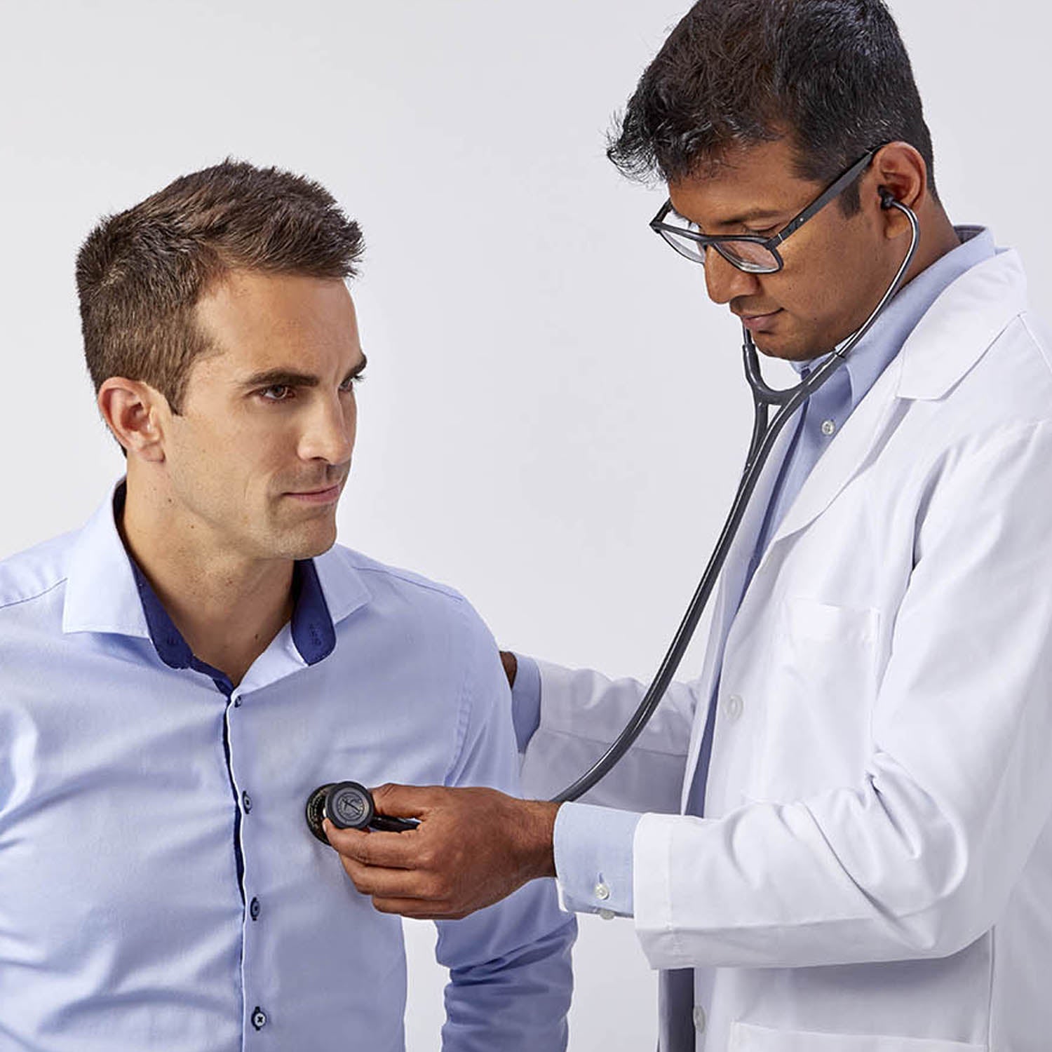 Littmann Cardiology IV Diagnostic Stethoscope: Grey & Smoke - Red Stem - Limited Edition 6183 - Student Program 3M Littmann