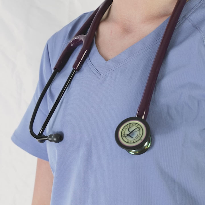 Littmann Cardiology IV Diagnostic Stethoscope: Rainbow & Plum - Violet Stem 6205 3M Littmann