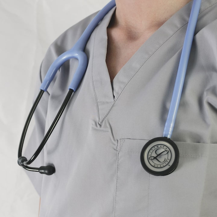 Littmann Classic III Monitoring Stethoscope: Mirror & Ceil Blue - Smoke Stem 5959 - Student Program 3M Littmann
