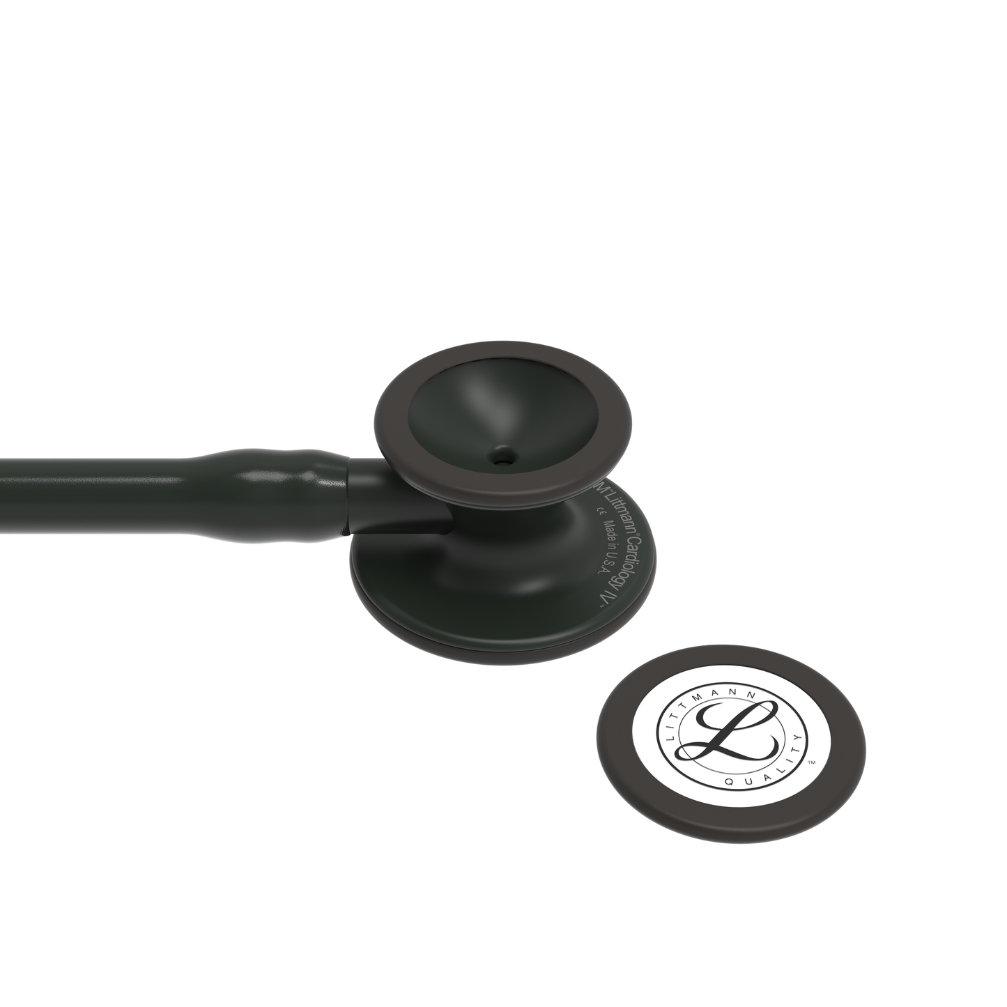 Littmann Cardiology IV Stethoscope: All Black 6163 3M Littmann