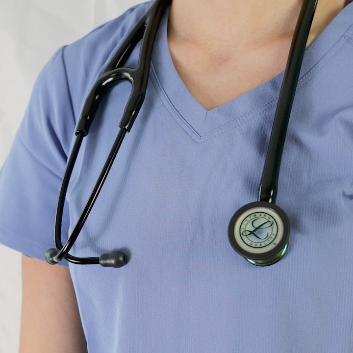 Littmann Cardiology IV Stethoscope: Black & Rainbow 6165 3M Littmann