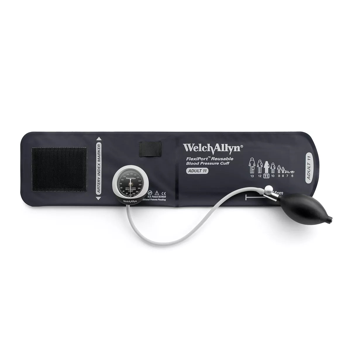 Welch Allyn DuraShock DS45 Integrated Aneroid Sphygmomanometer with Adult Cuff & Case Welch Allyn