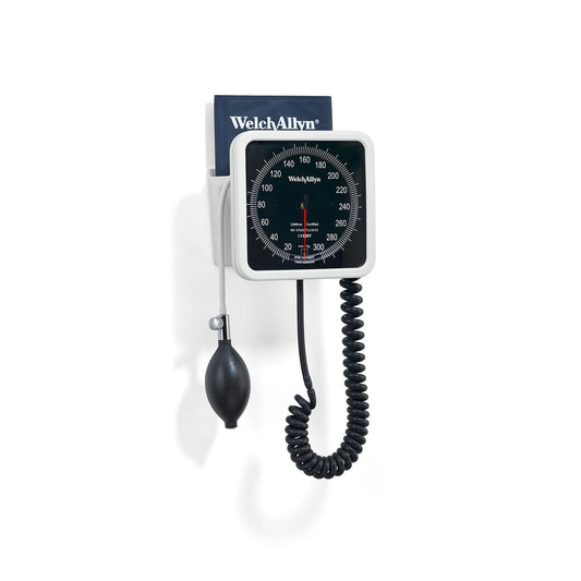 Welch Allyn 767 Wall Aneroid Sphygmomanometer with Size-11 Adult Cuff Welch Allyn