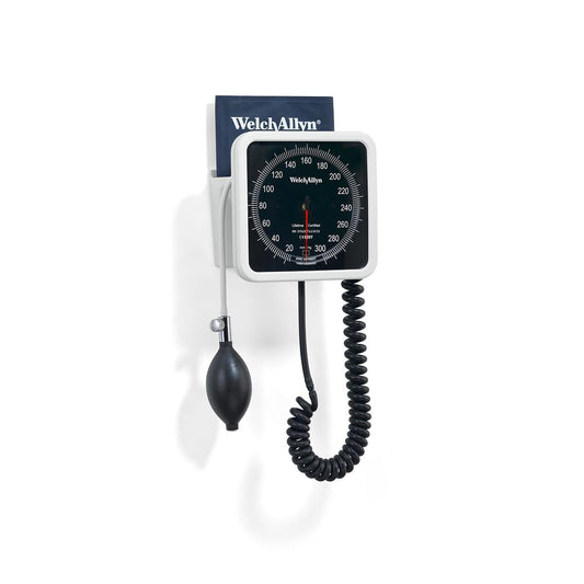 Welch Allyn 767 Wall Aneroid Sphygmomanometer; Coiled Tube (8.0 ft/2.4 m), No Cuff Welch Allyn