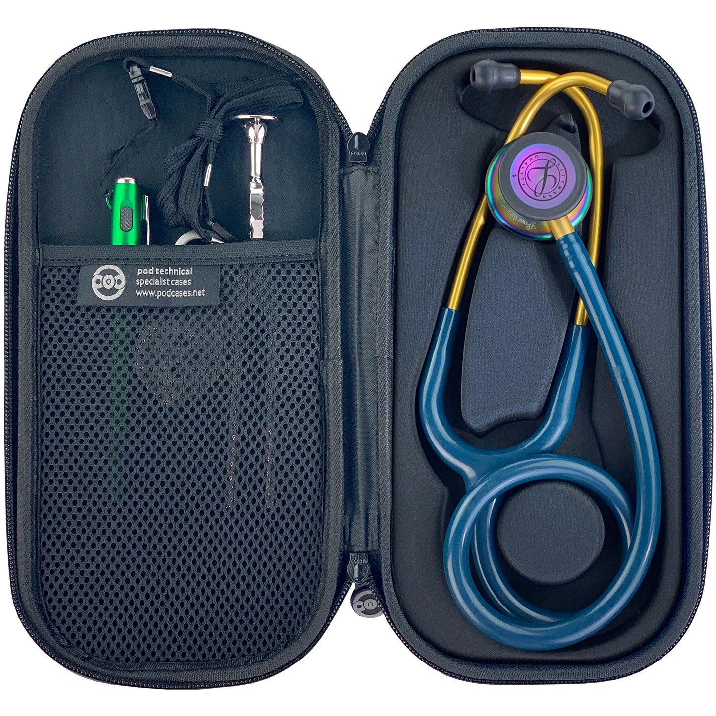 Pod Technical Classicpod Micro Stethoscope Case for Littmann Classic Stethoscopes - Smoke Pod Technical