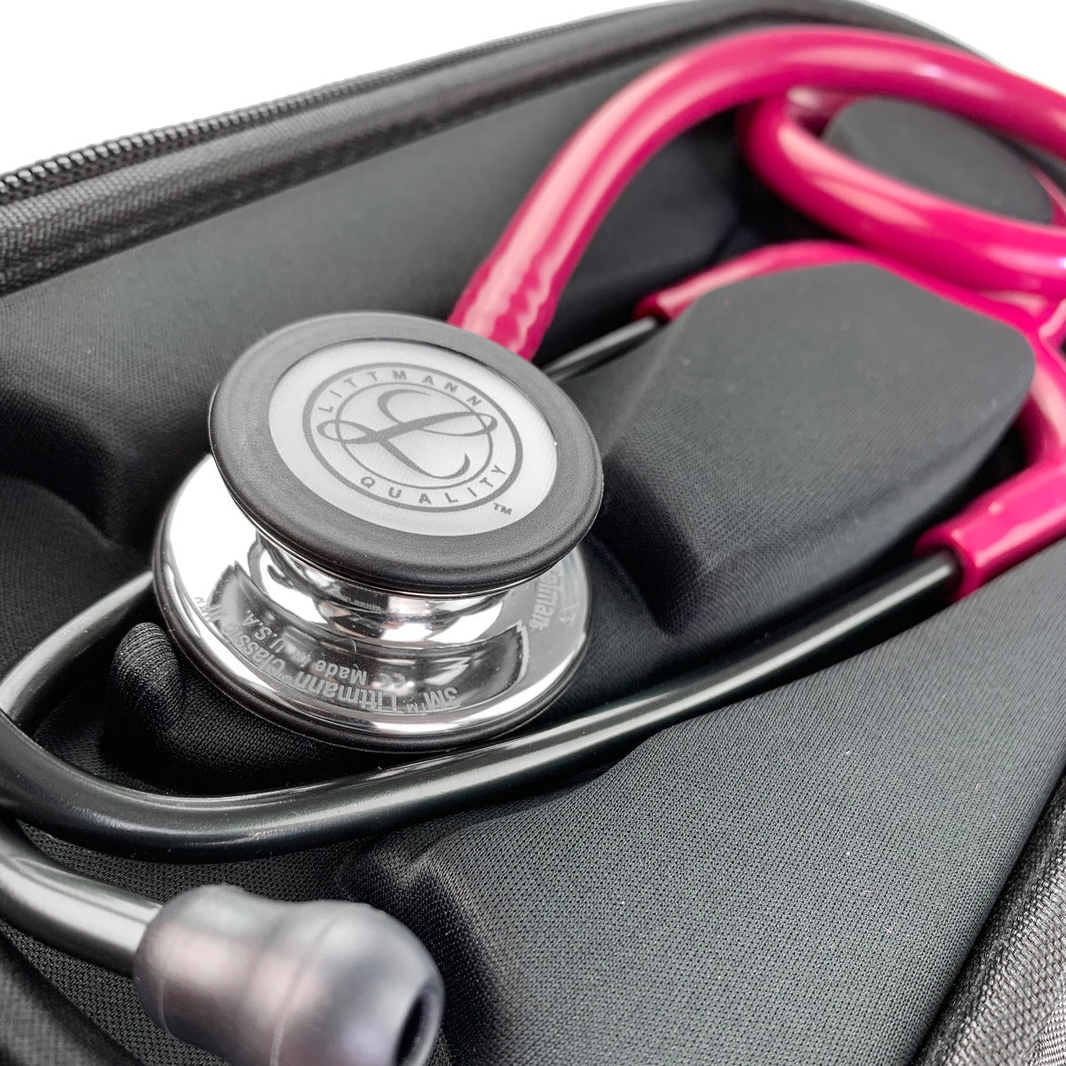 Pod Technical Classicpod Micro Stethoscope Case for Littmann Classic Stethoscopes - Carbon Pod Technical