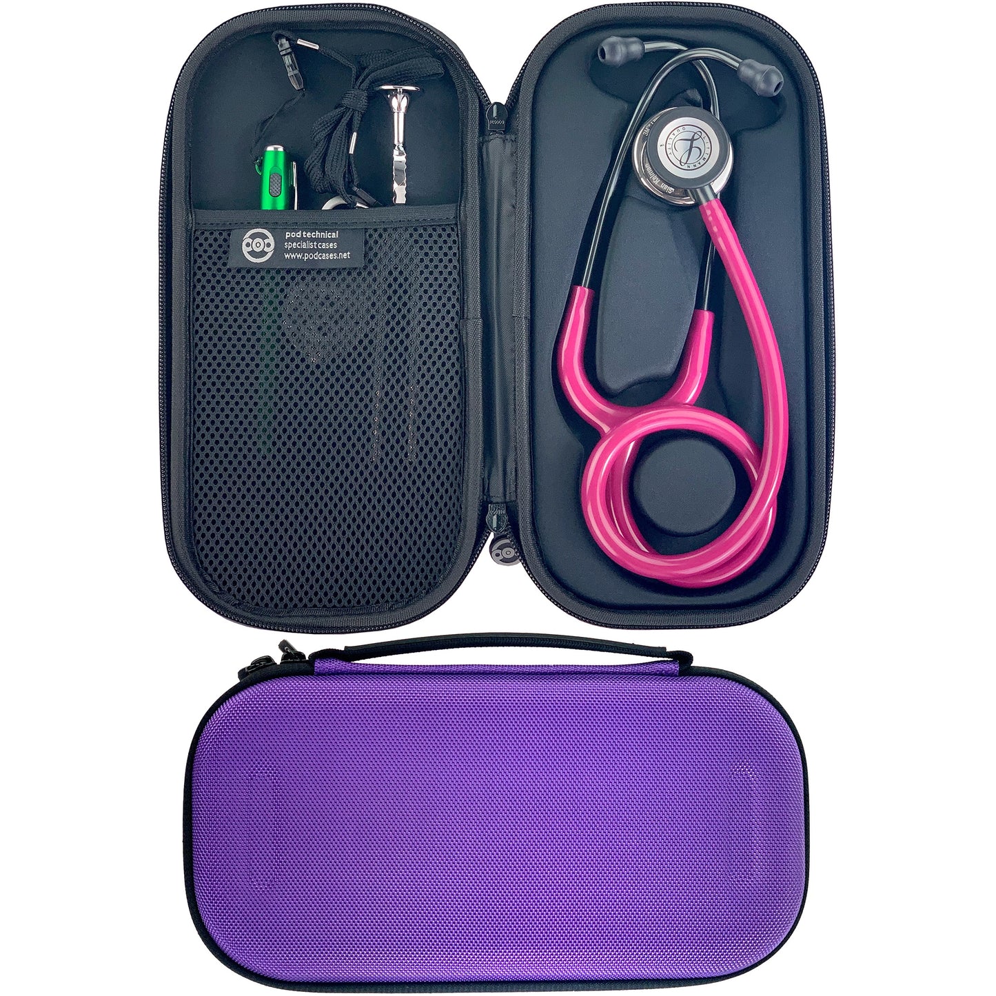 Pod Technical Classicpod Micro Stethoscope Case for Littmann Classic Stethoscopes - Purple Pod Technical