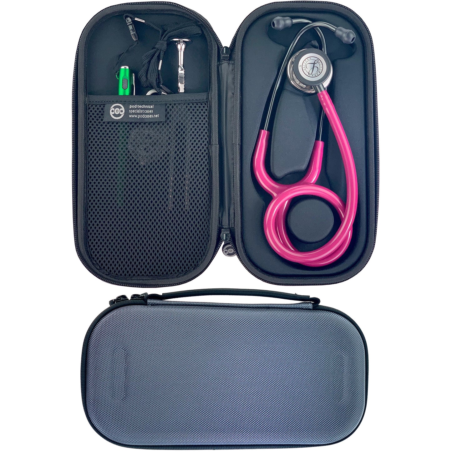 Pod Technical Classicpod Micro Stethoscope Case for Littmann Classic Stethoscopes - Smoke Pod Technical