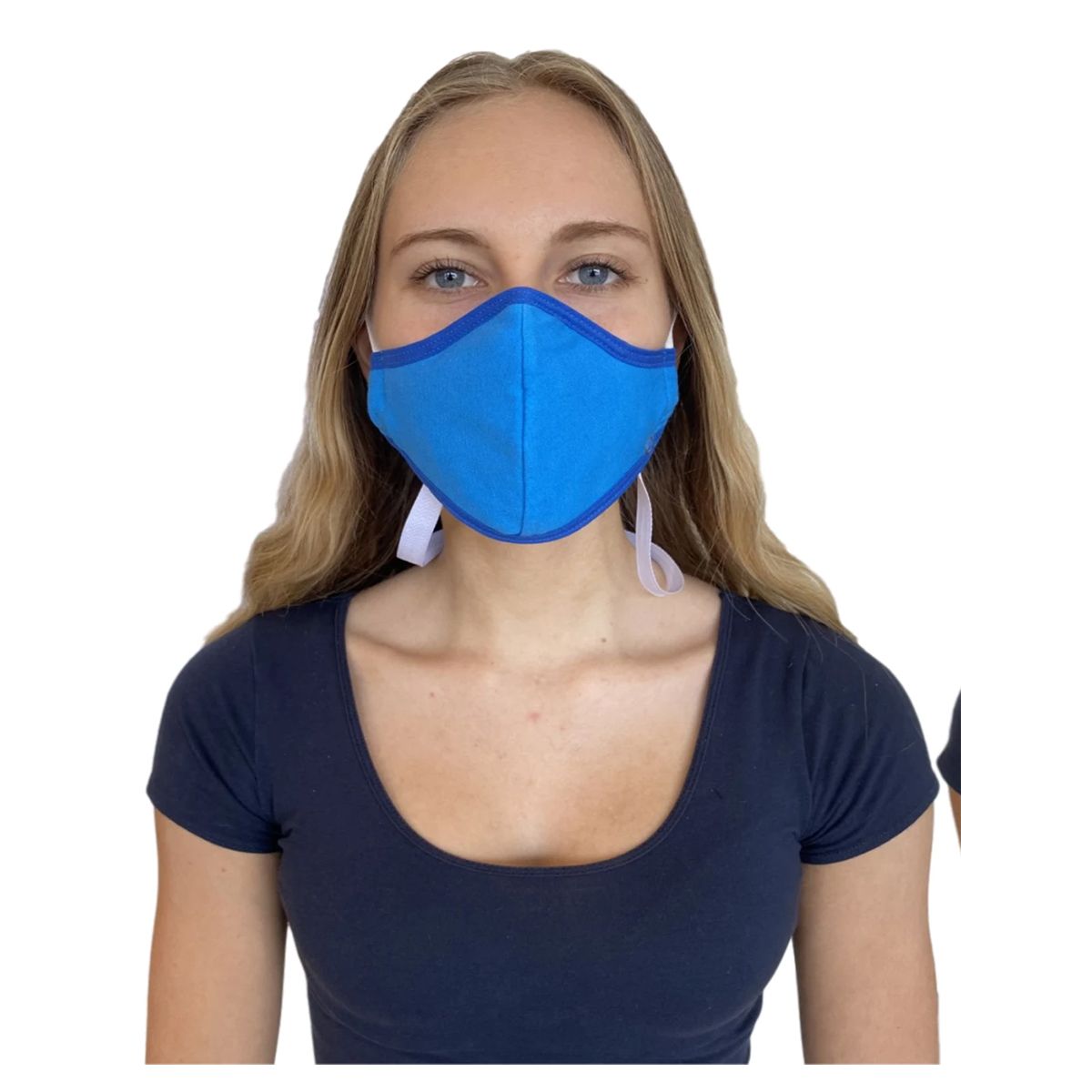 Organic Face Masks Large Blue HPU Medical