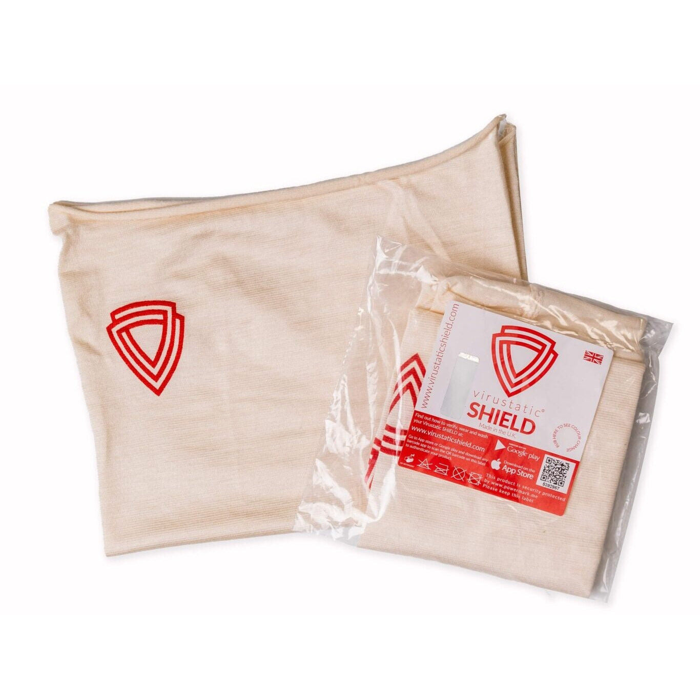 Virustatic Shield Antiviral Face Covering Snood - Reusable and Washable Virustatic Shield