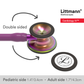 Littmann Cardiology IV Diagnostic Stethoscope: Rainbow & Plum - Violet Stem 6205 - Student Program Littmann