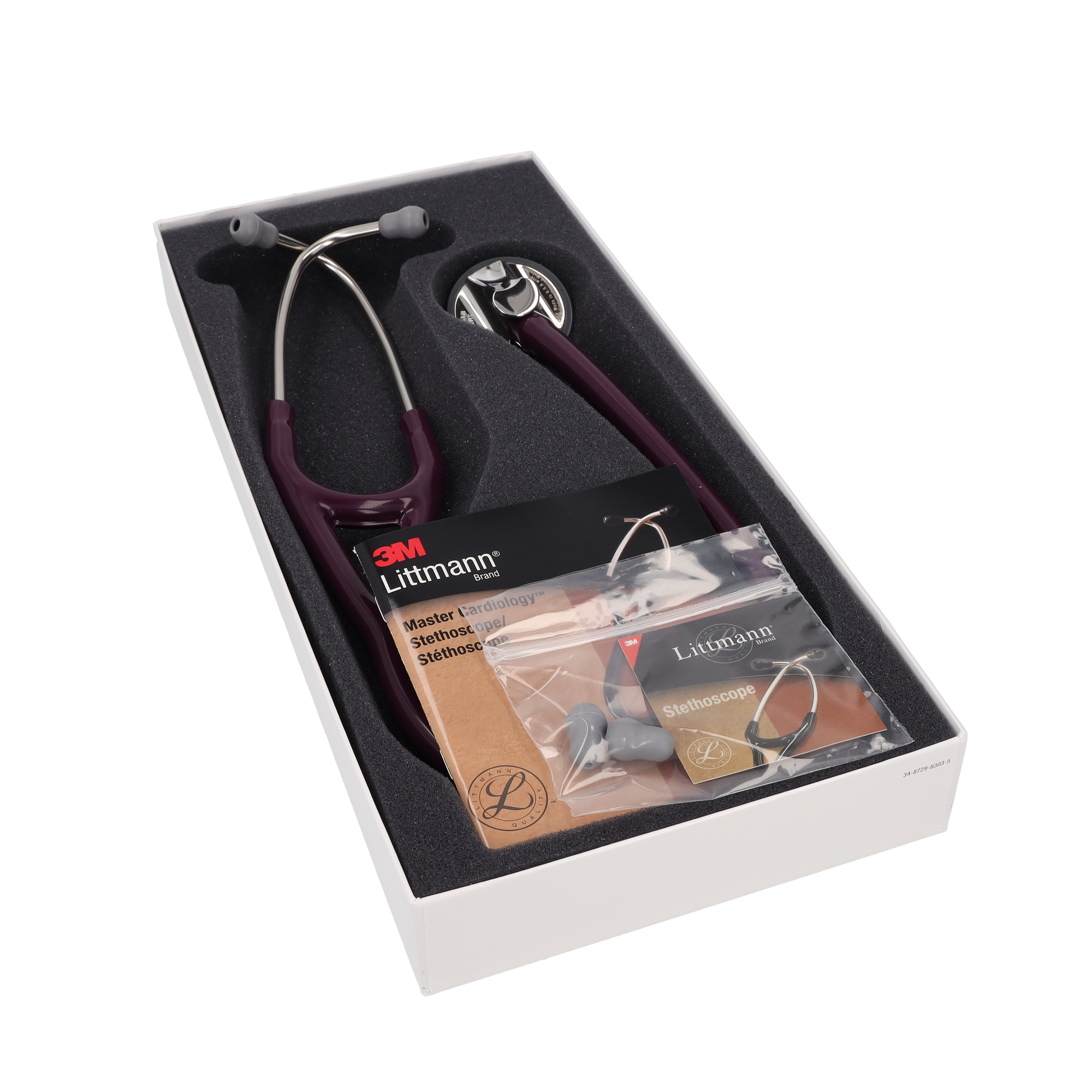 Littmann Master Cardiology Stethoscope: Plum 2167 Littmann