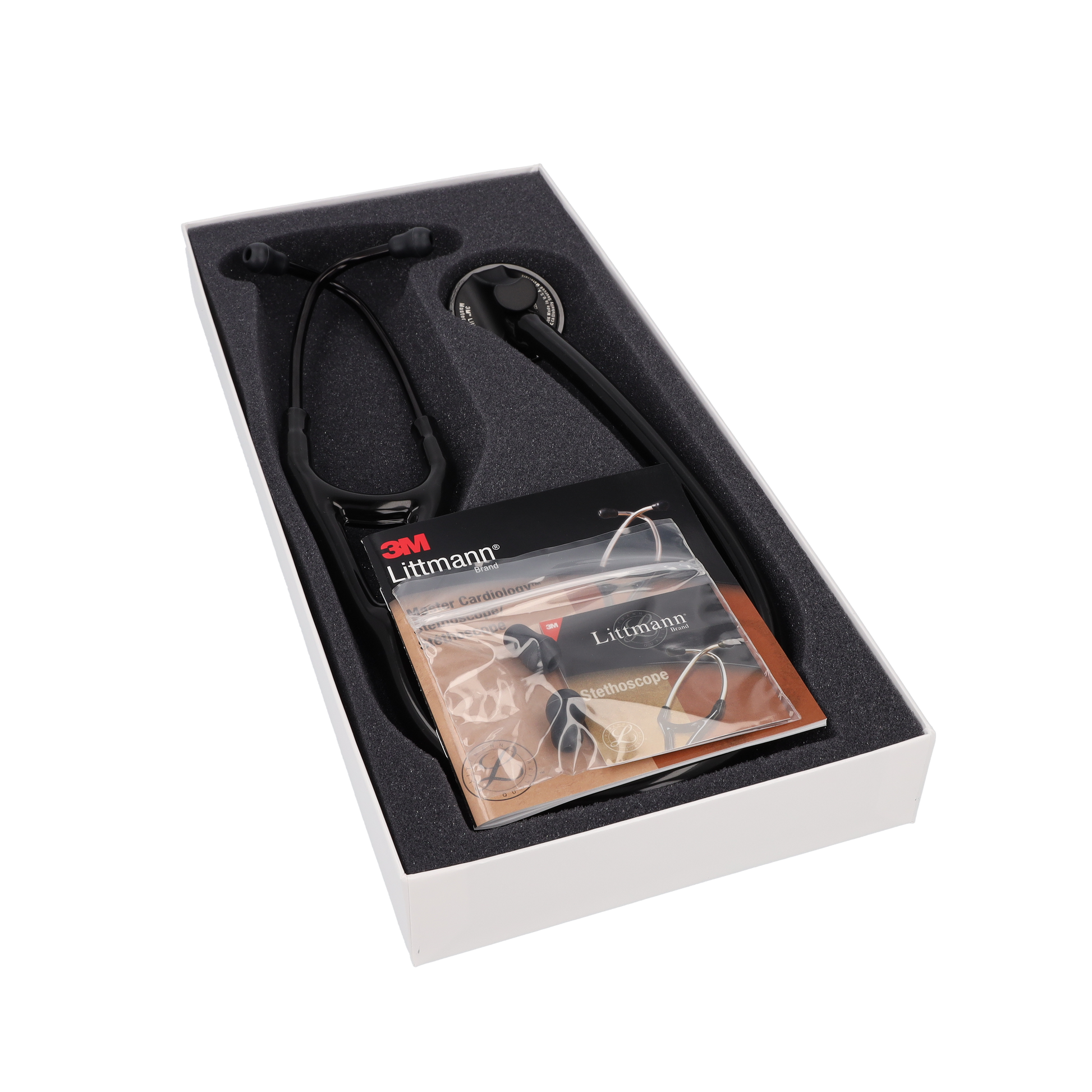 Littmann Master Cardiology Stethoscope: All Black 2161 Littmann