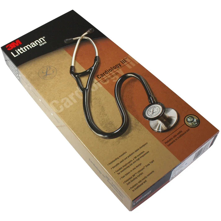 3M Littmann Cardiology III Stethoscope, Ceil Blue - OVER-ENGRAVED Littmann