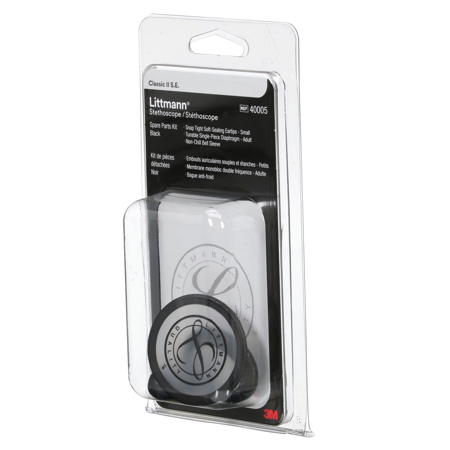 3M Littmann Stethoscope Spare Parts Kit - Classic II S.E. - Black 3M Littmann