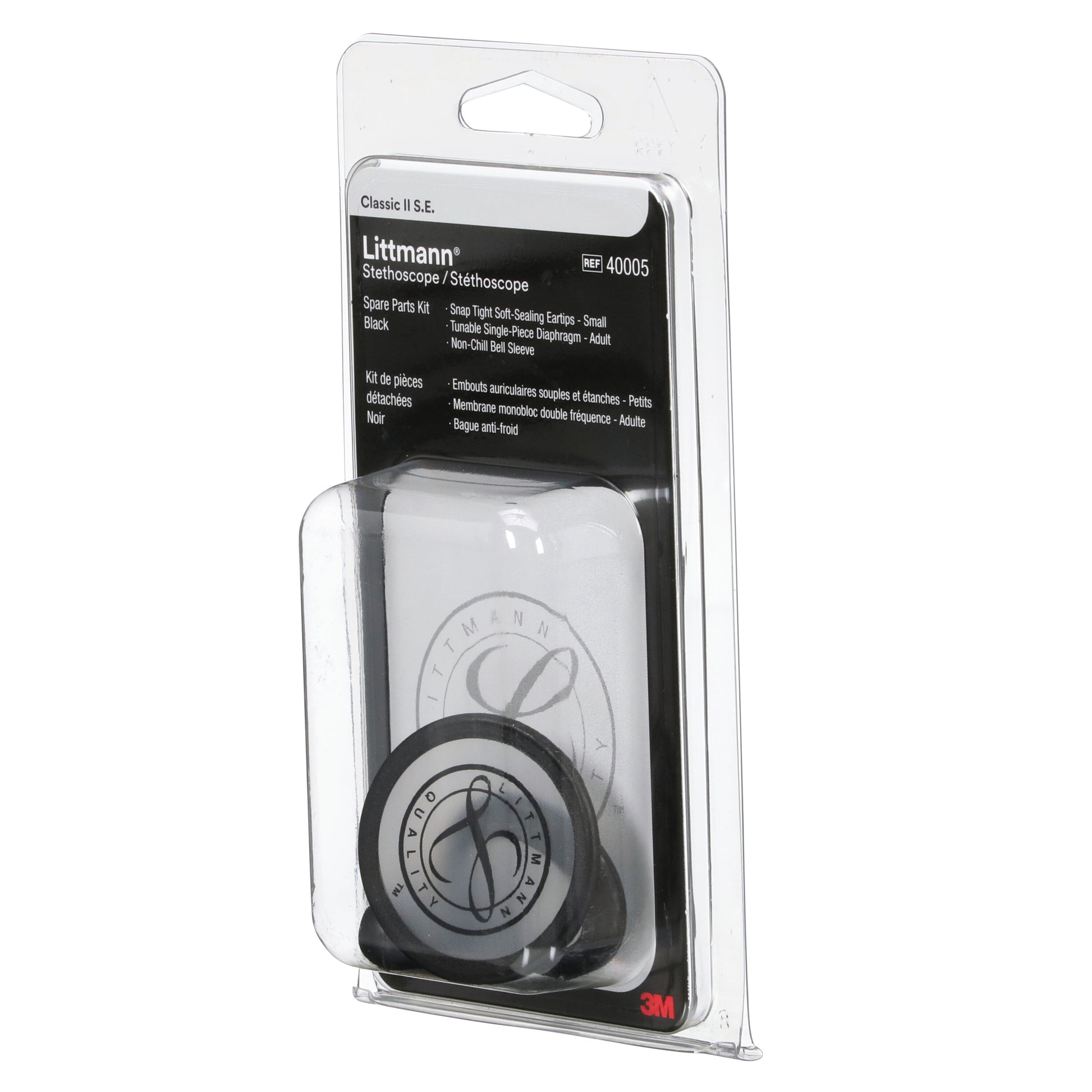 3M Littmann Stethoscope Spare Parts Kit - Classic II S.E. - Black 3M Littmann