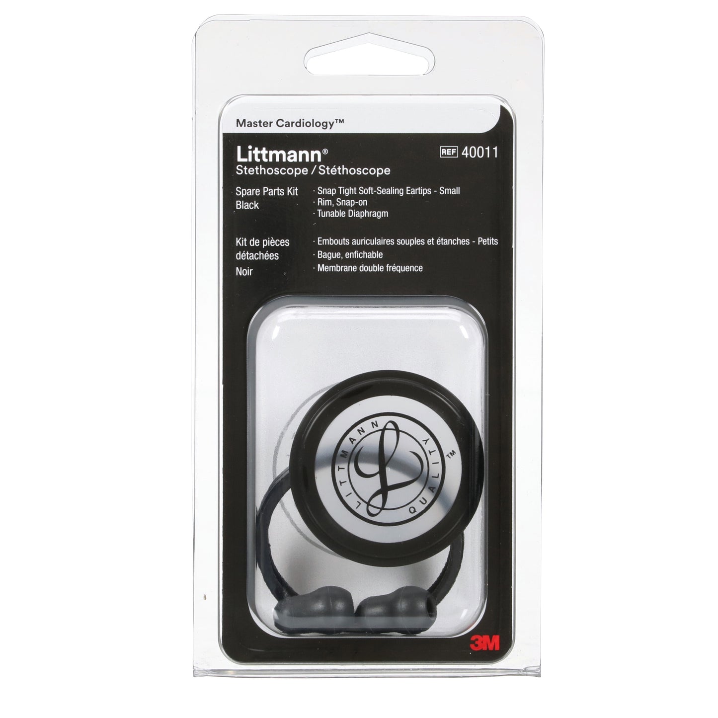 3M Littmann Stethoscope Spare Parts Kit - Master Cardiology - Black 3M Littmann