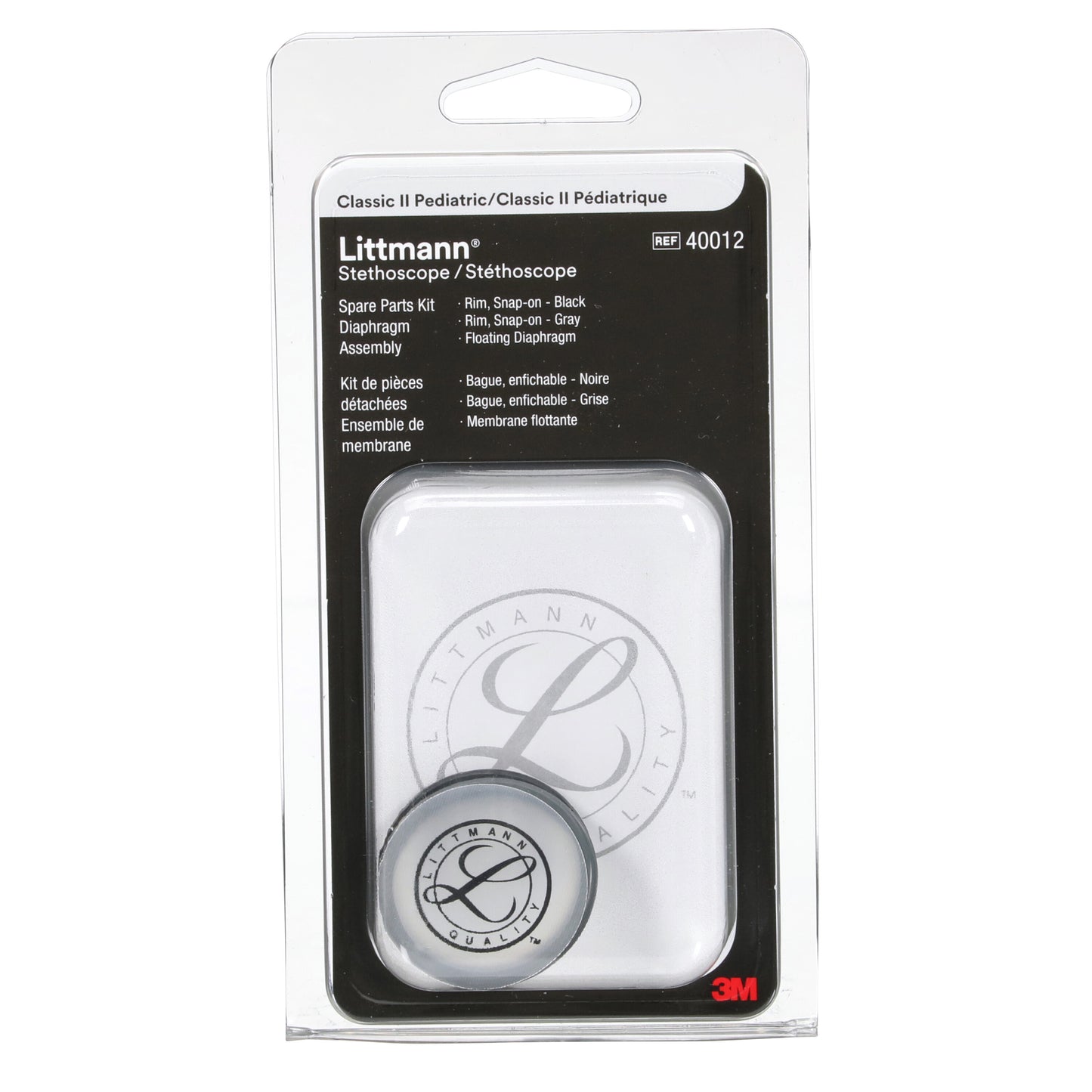 3M Littmann Stethoscope Spare Parts Kit - Classic II Pediatric Diaphragm Assembly 3M Littmann