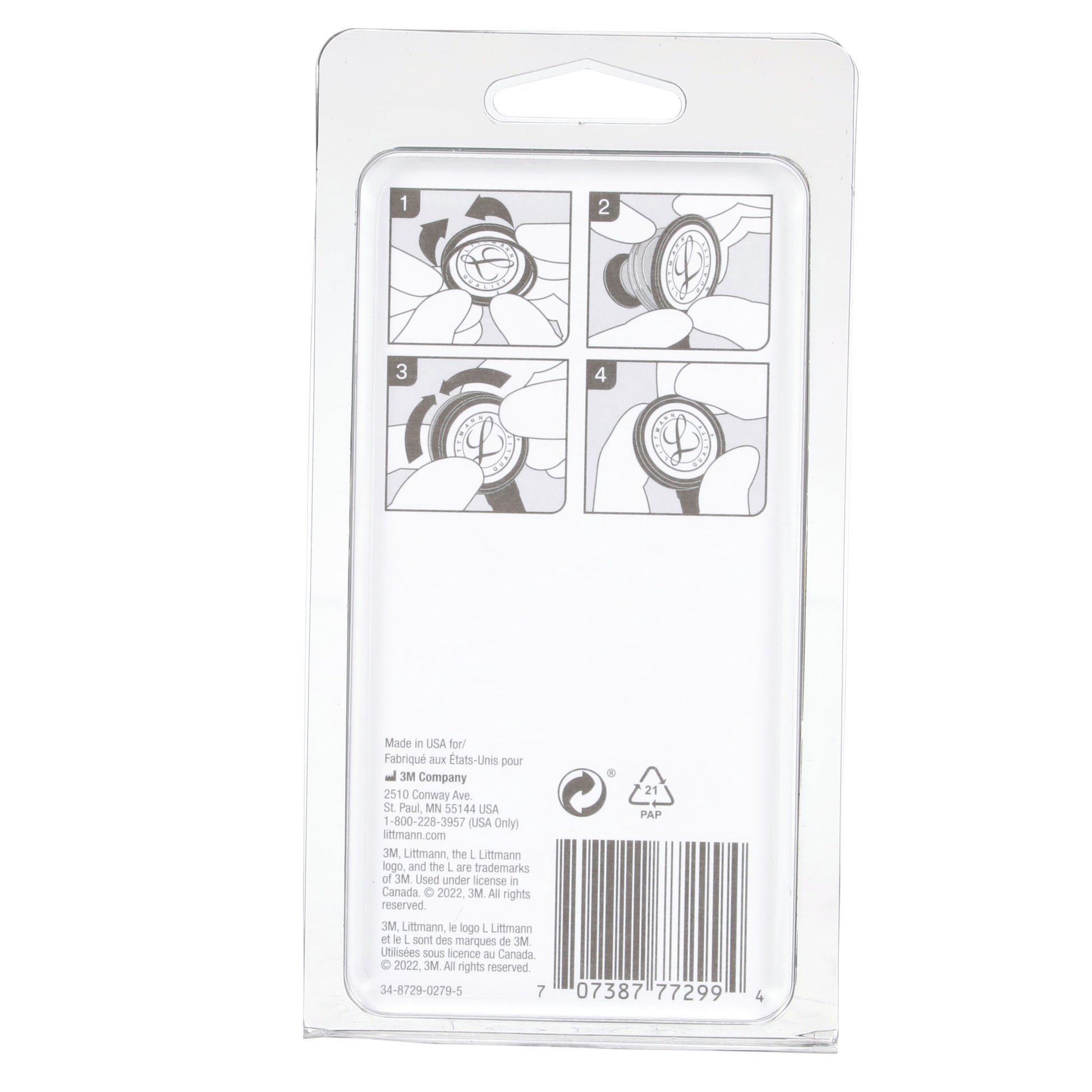 3M Littmann Stethoscope Spare Parts Kit - Classic II Pediatric Diaphragm Assembly 3M Littmann