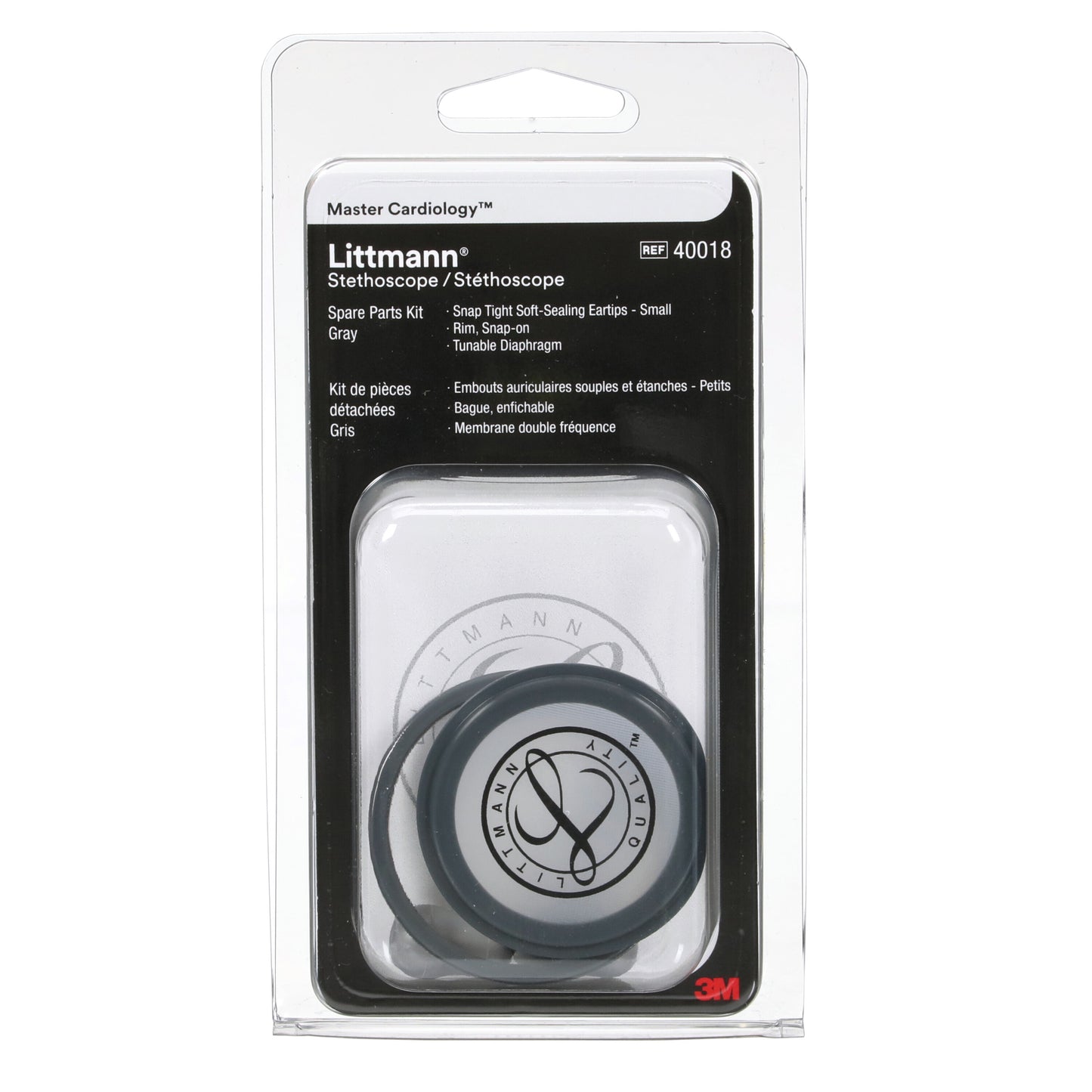 3M Littmann Stethoscope Spare Parts Kit - Master Cardiology - Gray 3M Littmann