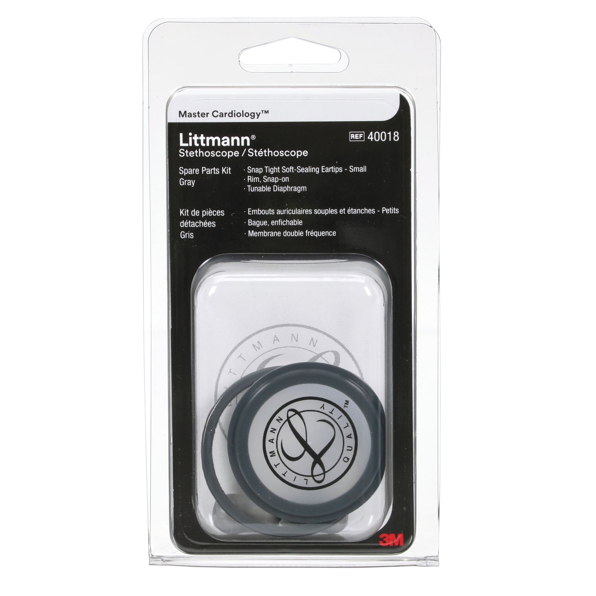 3M Littmann Stethoscope Spare Parts Kit - Master Cardiology - Gray 3M Littmann