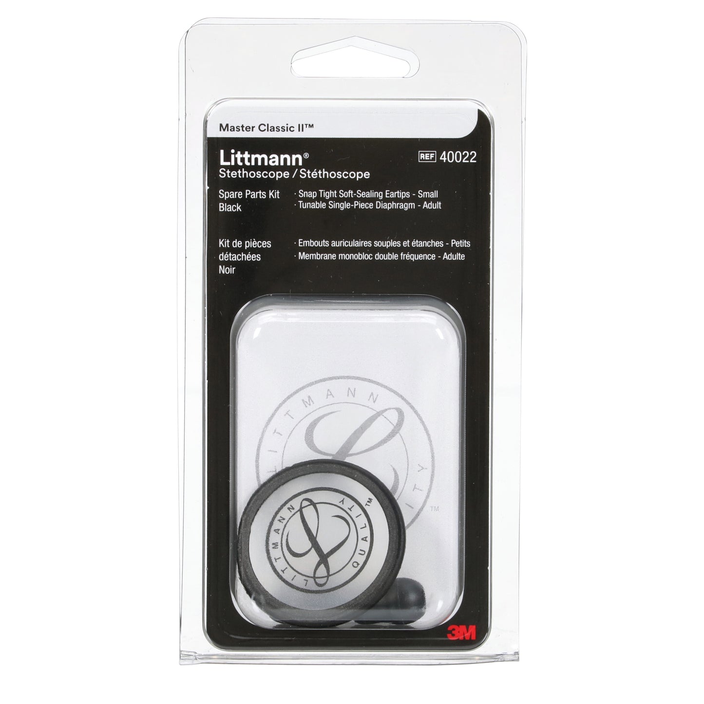 3M Littmann Stethoscope Spare Parts Kit - Master Classic - Black 3M Littmann