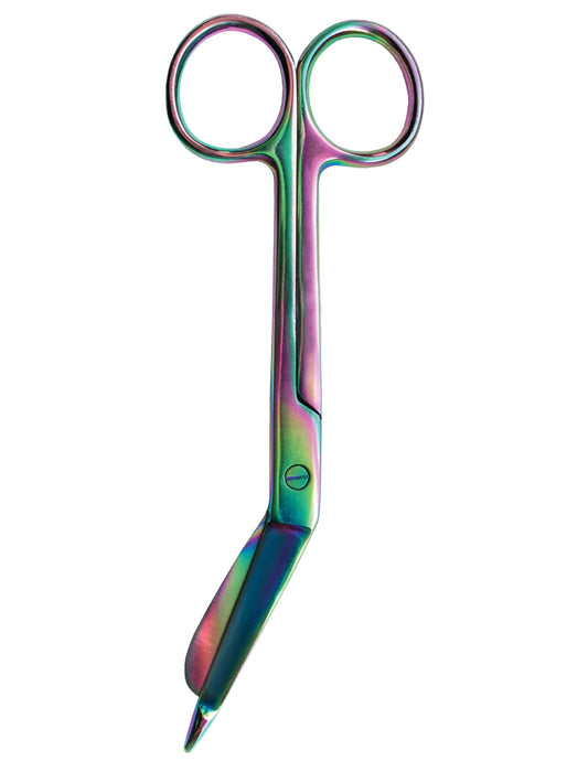 5.5" Bandage Scissor - Rainbow Finish Prestige
