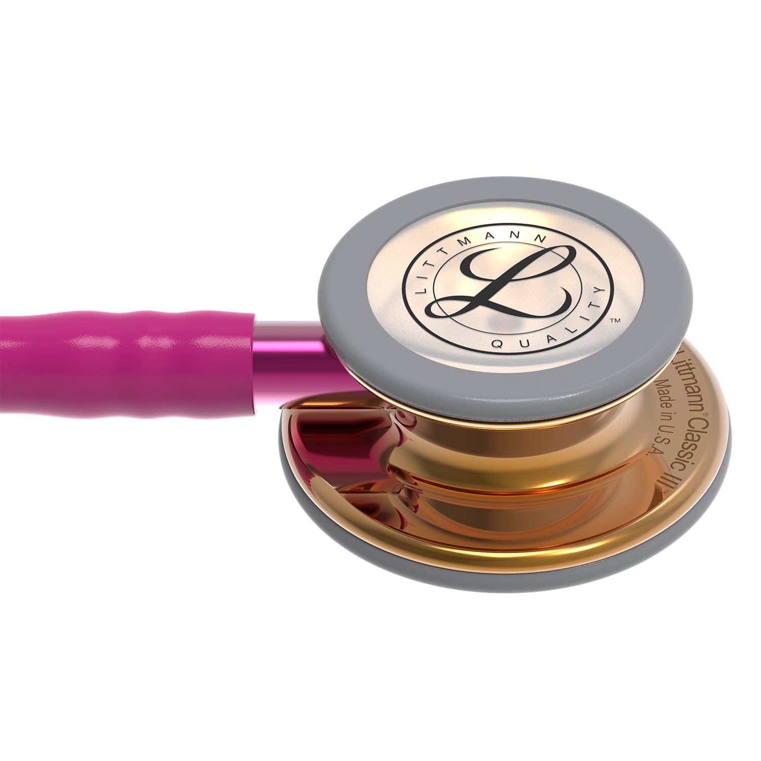 Littmann Classic III Monitoring Stethoscope: High Polish Copper & Raspberry - Limited Edition 5647 3M Littmann