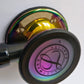 Littmann Cardiology IV Diagnostic Stethoscope: High Polish Rainbow & Black - Smoke Stem 6240/B Littmann