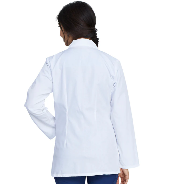 Women's Lab Coat Dickies - White stethoscopeca