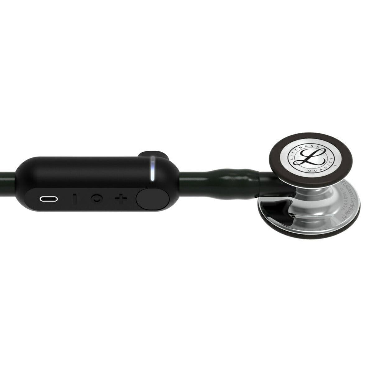 Littmann CORE Digital Stethoscope - 8890 Mirror Chestpiece & Black 3M Littmann