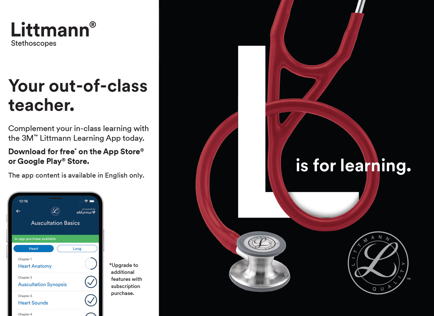 Littmann Classic III Stethoscope: Lemon Lime 5839 - Student Program Littmann