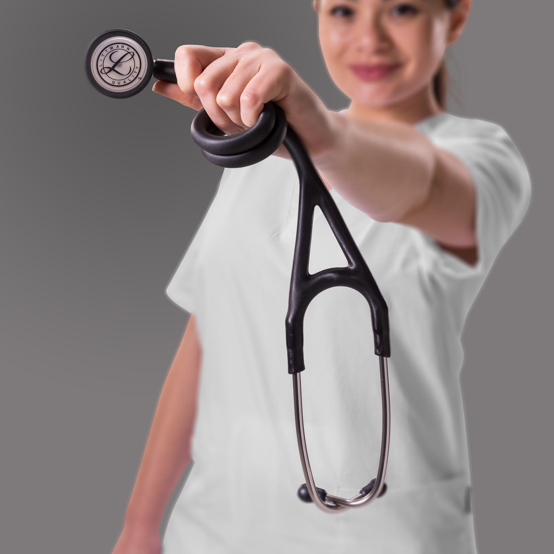 Littmann Cardiology IV Diagnostic Stethoscope: Satin Black 6177C Littmann