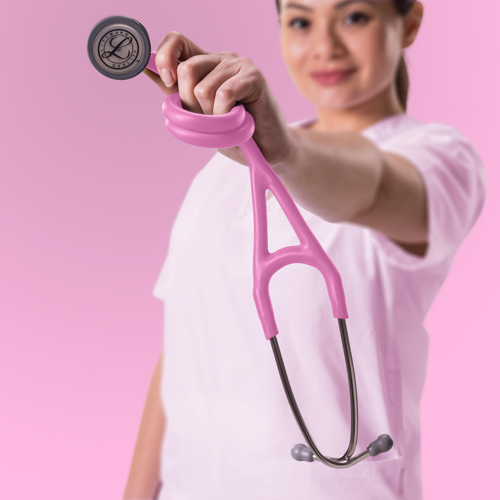 Littmann Cardiology IV Diagnostic Stethoscope: Satin Rose Pink 6159C Littmann