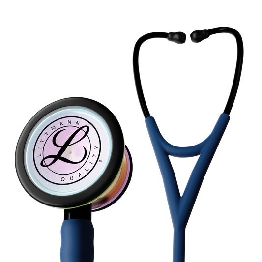 Littmann Cardiology IV Diagnostic Stethoscope: Satin Navy Blue 6242C Littmann