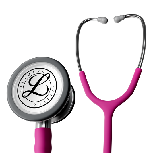 Littmann Classic III Monitoring Stethoscope: Satin Raspberry 5648C Littmann