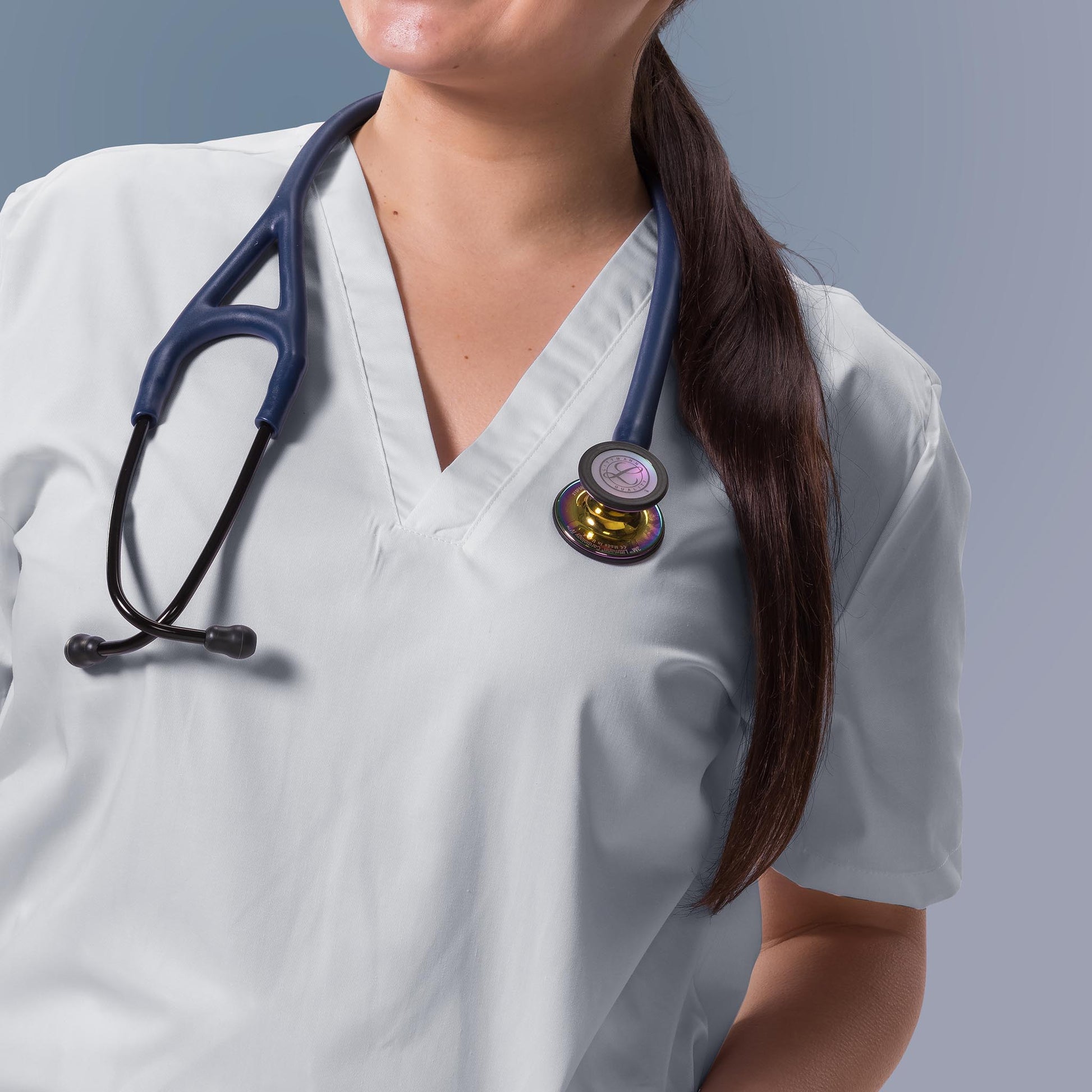 Littmann Cardiology IV Diagnostic Stethoscope: Satin Navy Blue 6242C Littmann