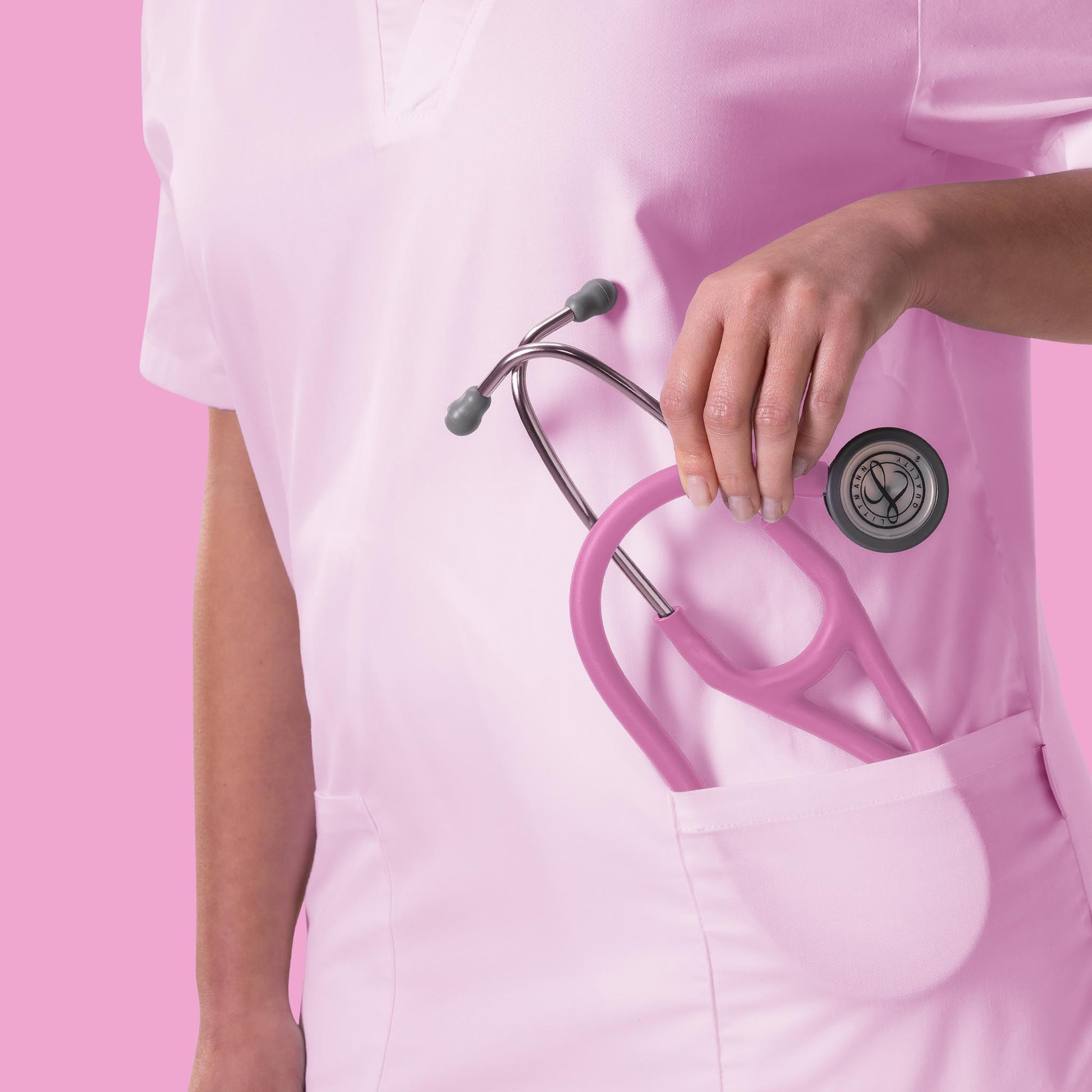Littmann Cardiology IV Diagnostic Stethoscope: Satin Rose Pink 6159C Littmann