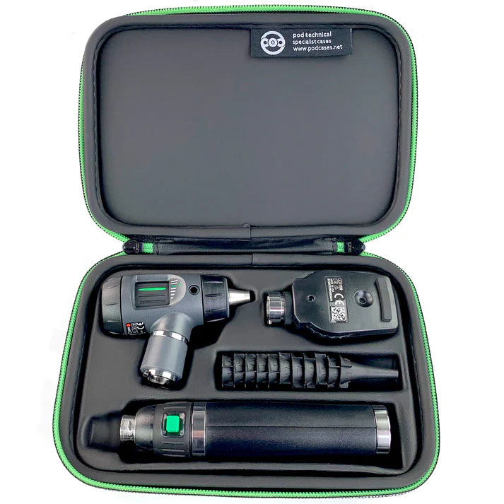 Premium Hard Carry Case for Welch Allyn Otoscope & Ophthalmoscope diagnostic sets Pod Technical