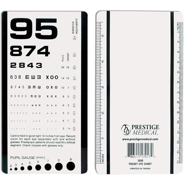 Pocket Eye Chart