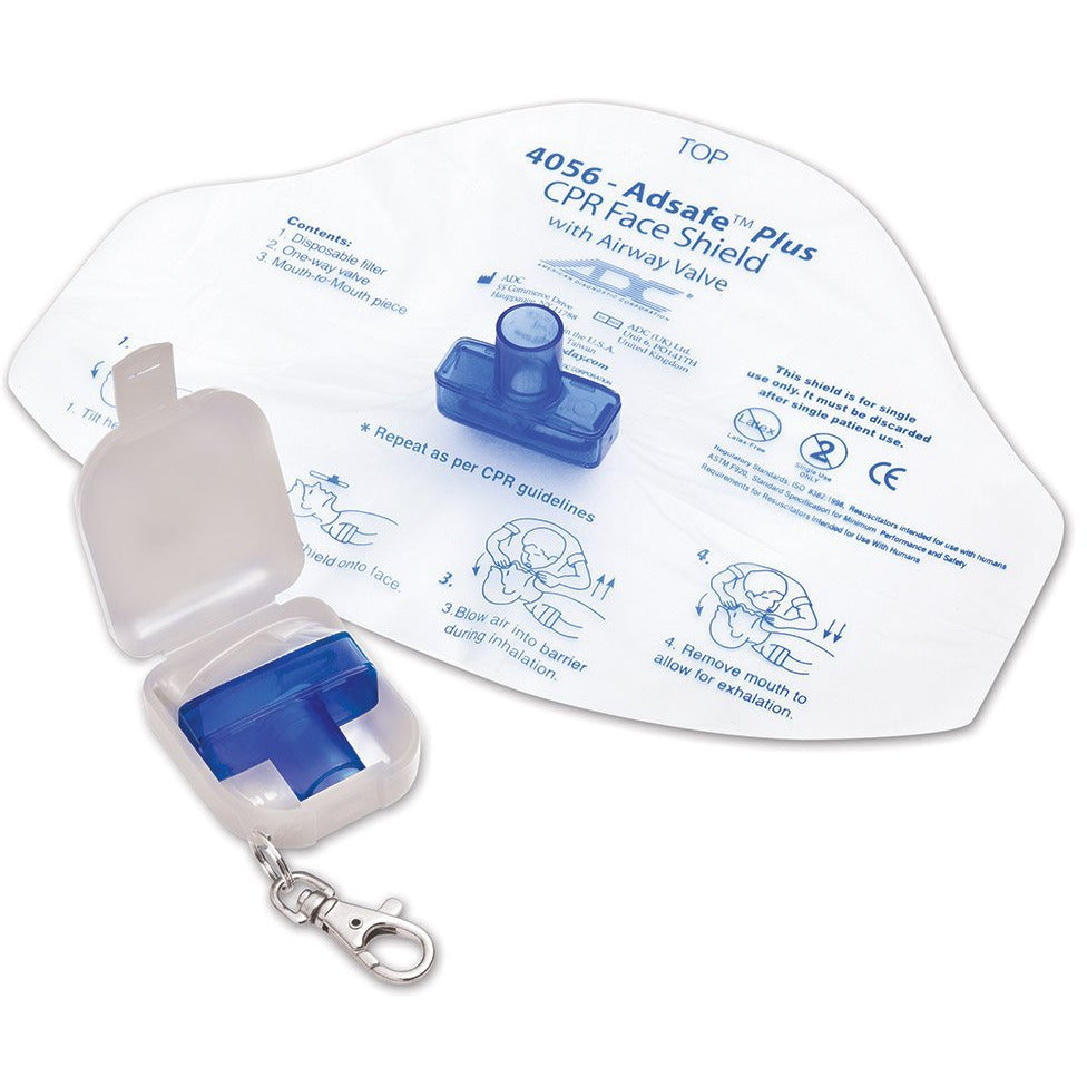 Adsafe Face Shield Plus- With Keychain ADC Diagnostics