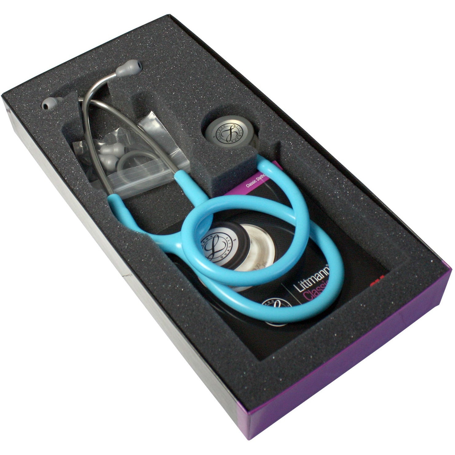 Littmann Classic III Stethoscope: Turquoise 5835 - Student Program 3M Littmann
