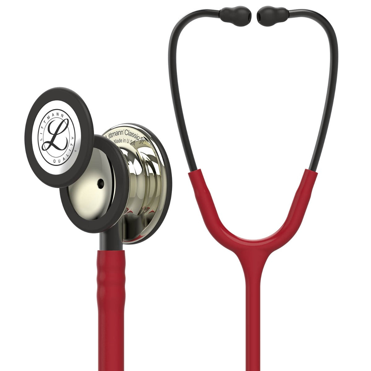 Littmann Classic III Stethoscope: Champagne & Burgundy 5864 3M Littmann