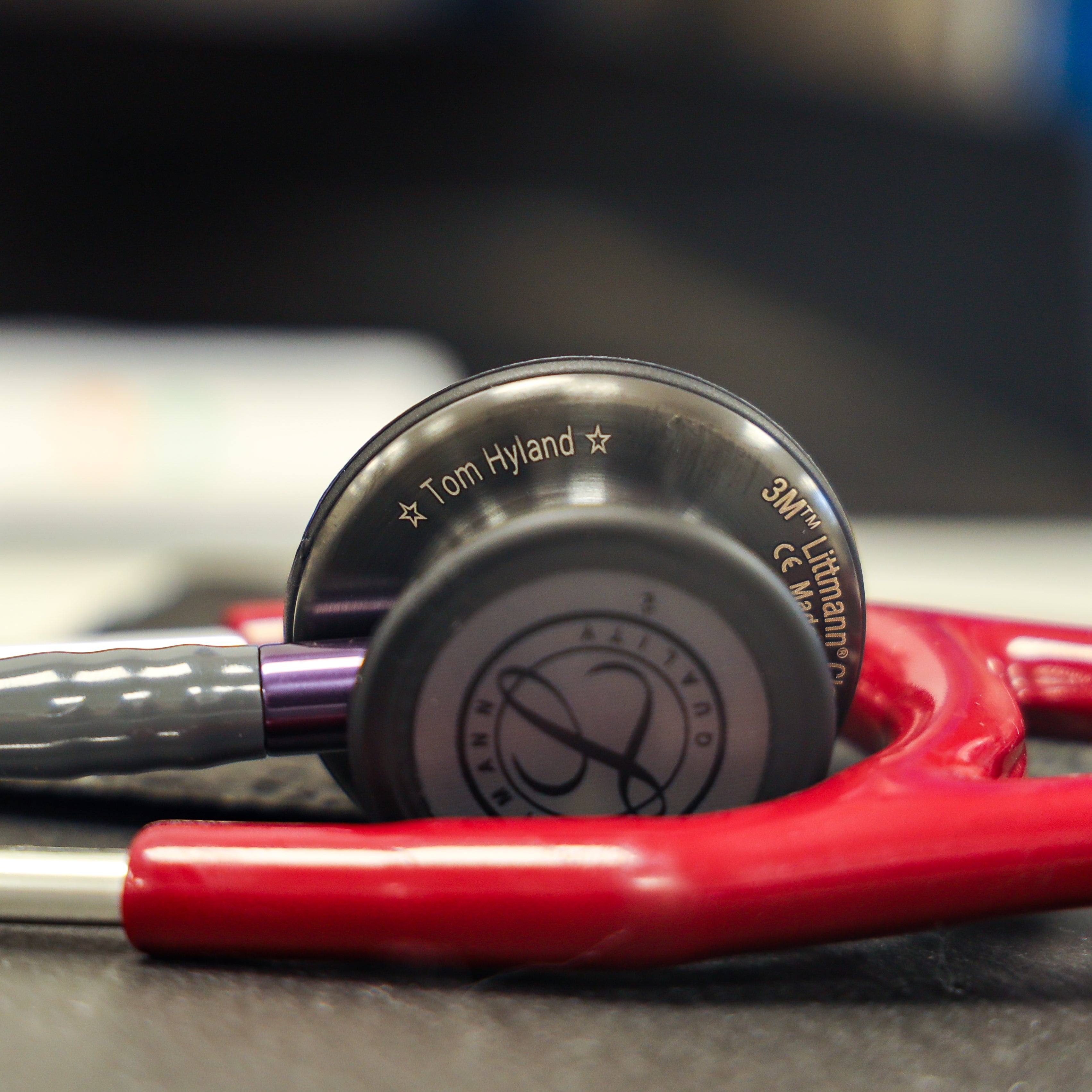 Littmann Classic III Monitoring Stethoscope: Smoke & Gray - Violet Ste