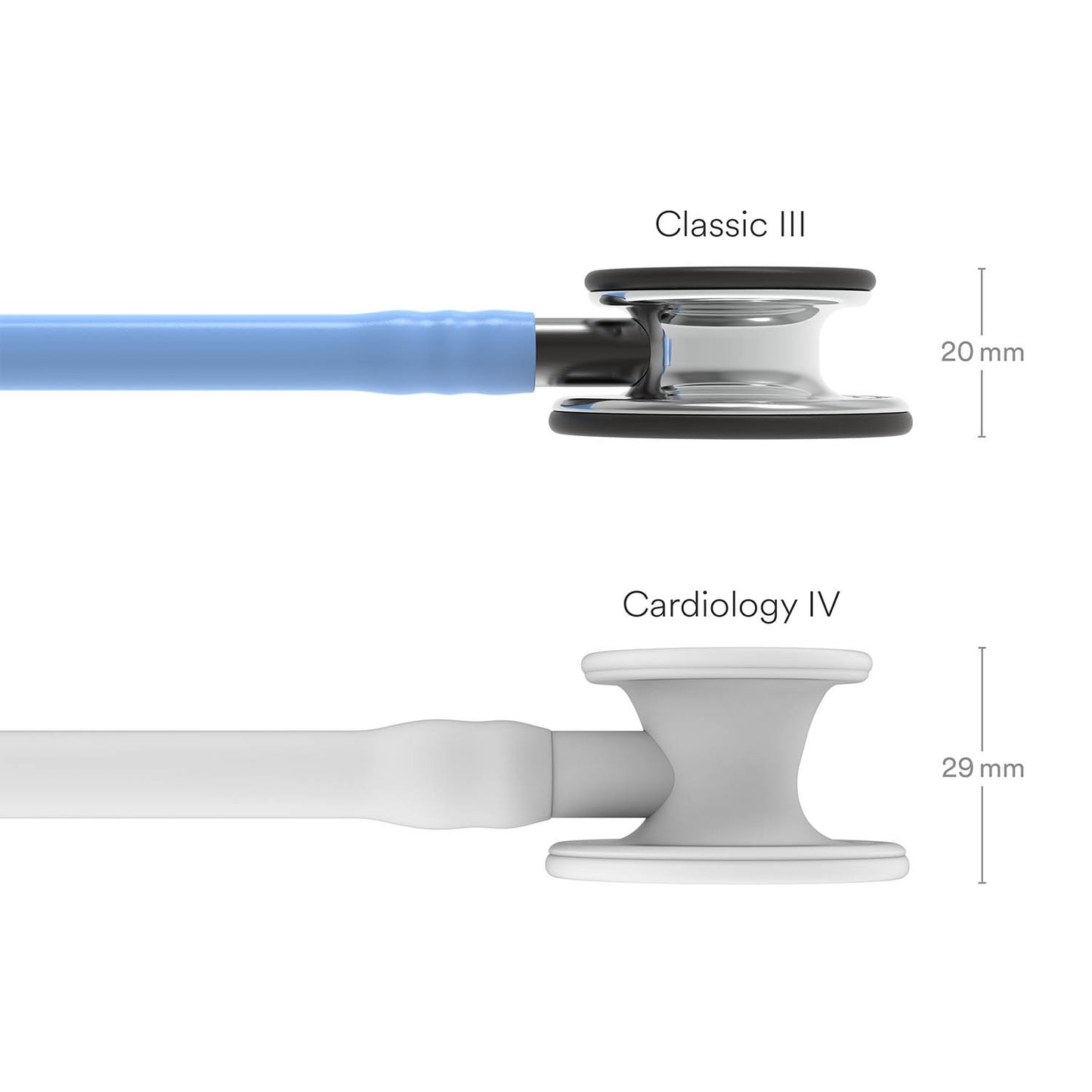 Littmann Classic III Monitoring Stethoscope: Mirror & Ceil Blue - Smoke Stem 5959 3M Littmann