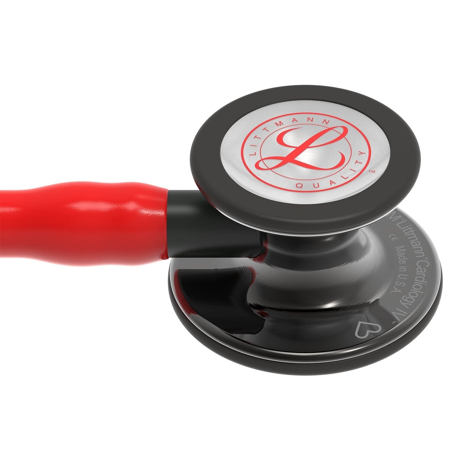 Littmann Cardiology IV Diagnostic Stethoscope: Red & Smoke - Limited Edition 6182 - Student Program 3M Littmann