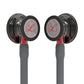 Littmann Cardiology IV Diagnostic Stethoscope: Grey & Smoke - Red Stem - Limited Edition 6183 - Student Program 3M Littmann