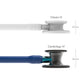 Littmann Cardiology IV Diagnostic Stethoscope: Polished Smoke & Navy - Blue Stem 6202 - Student Deal 3M Littmann
