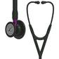 Littmann Cardiology IV Diagnostic Stethoscope: Black & Black - Violet Stem 6203 3M Littmann